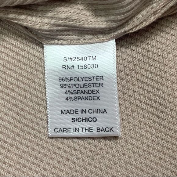 LOVE TREE Cropped Tank Top Tan Size Small - Picture 4 of 6